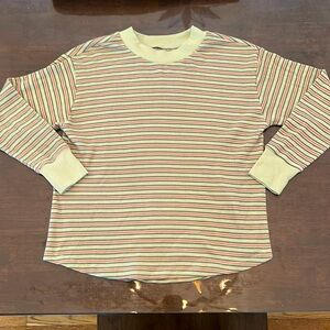 NEVER WORN Striped Long Sleeve Top